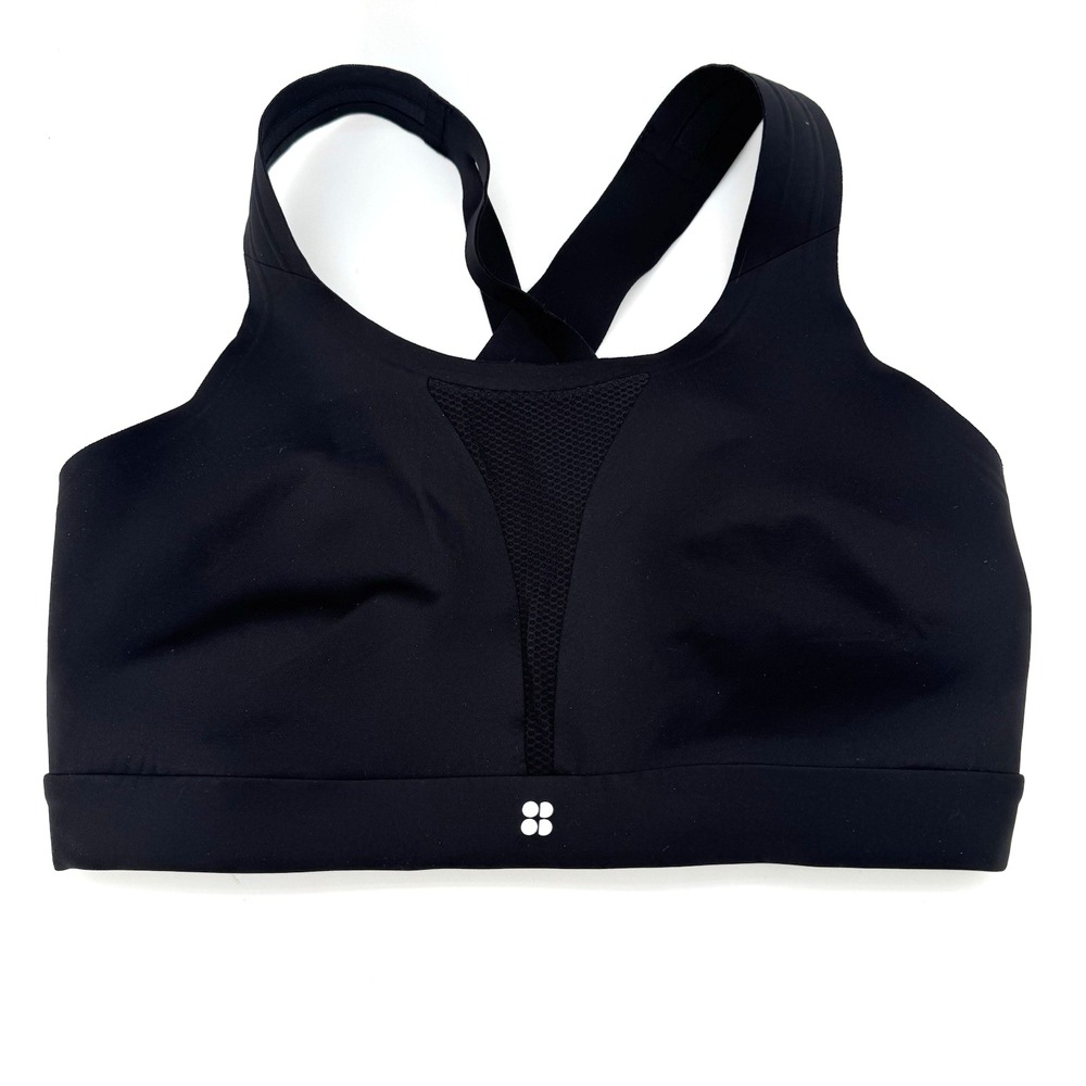 Sweaty Betty SB5374  'All Train' Sports Bra Size 36E Black  $88 Athletic Workout
